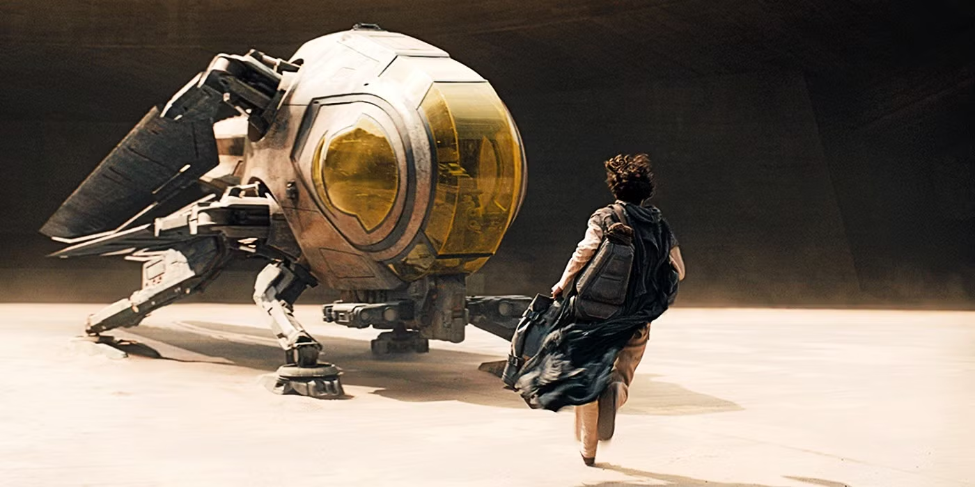 《沙丘》電影中的「撲翼機」。