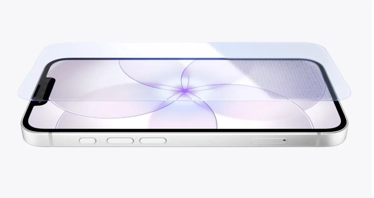 超瓷晶盾 2 面板較前代抗刮 3 倍，抗反射能力也提升，並可降低眩光。