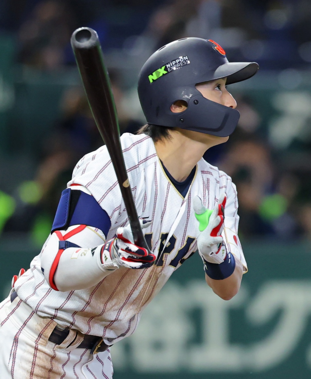 周東佑京轟出三分砲，替日本隊開啟大局。（圖片來源：達志影像）