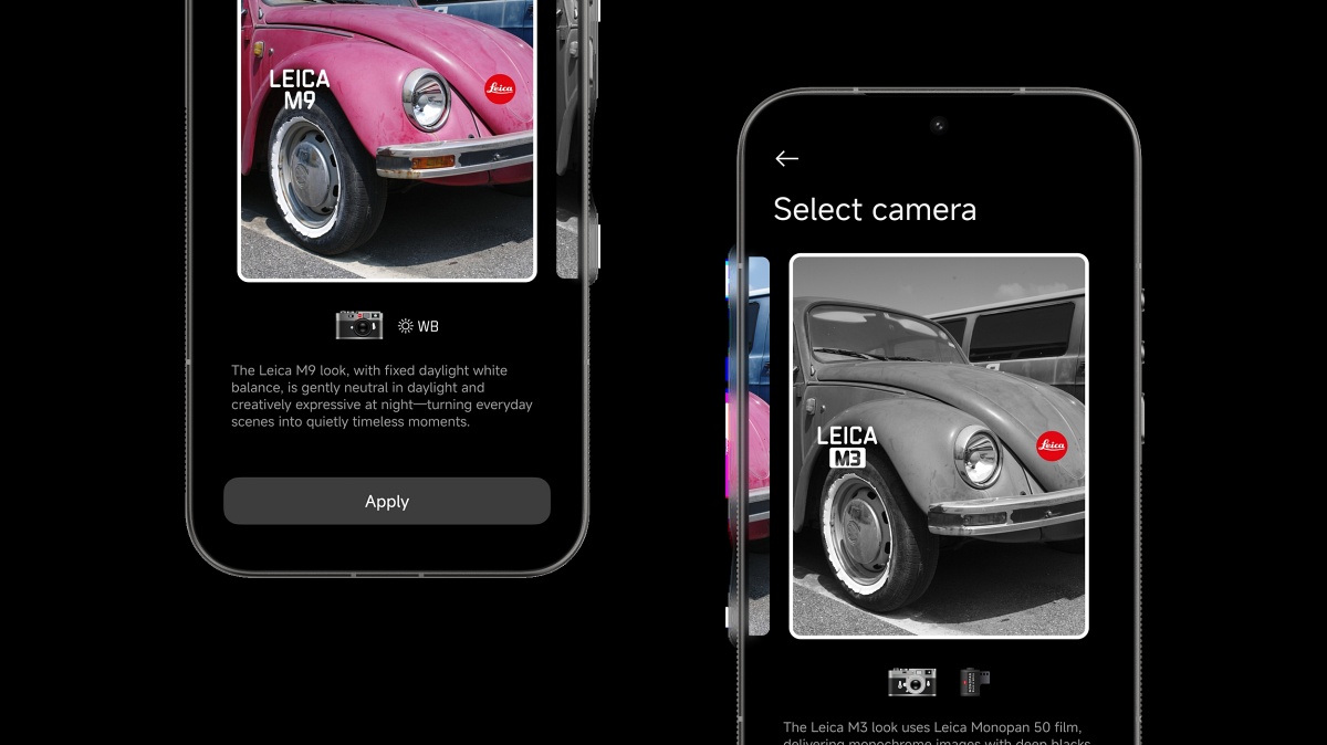 03. 在軟體層面，也全面深化徠卡語彙，打造全新徠卡調校介面，提供直覺且專業的拍攝操作體驗