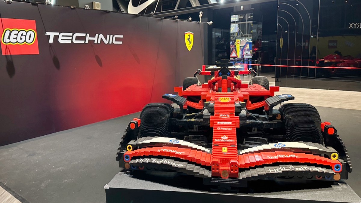 超還原 1:1 比例 F1 ®法拉利樂高®模型賽車迷打卡必拍