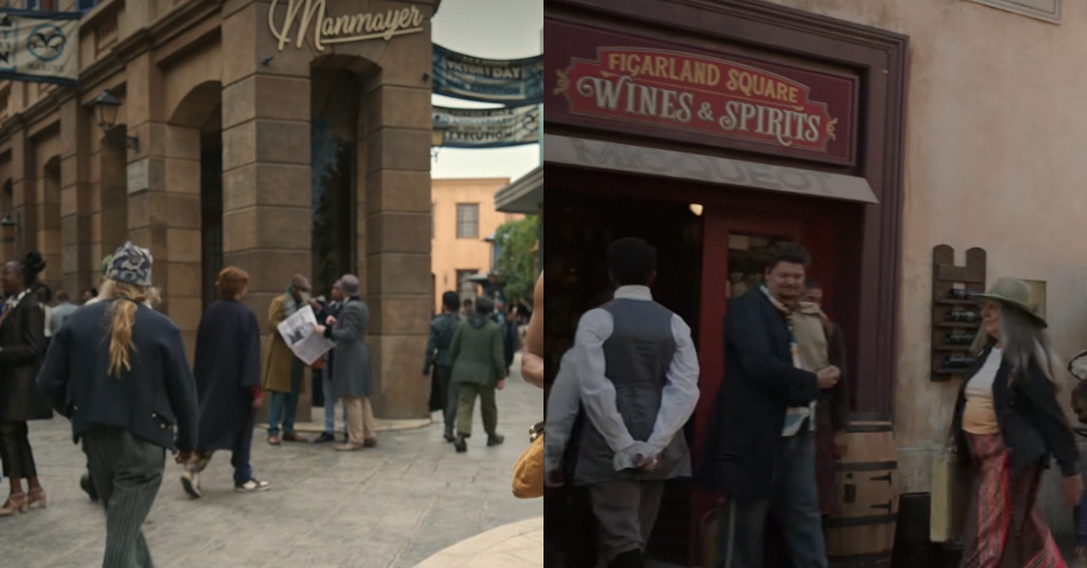 在真人版《航海王》第二季中,當眾人來到羅格鎮逛街時,有些店印有「費加蘭德」與「曼麥亞」的名字。