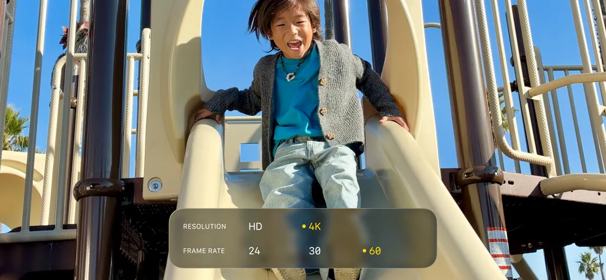 iPhone 17e 可以錄製 60 fps 杜比視界規格的精美 4K 影片。