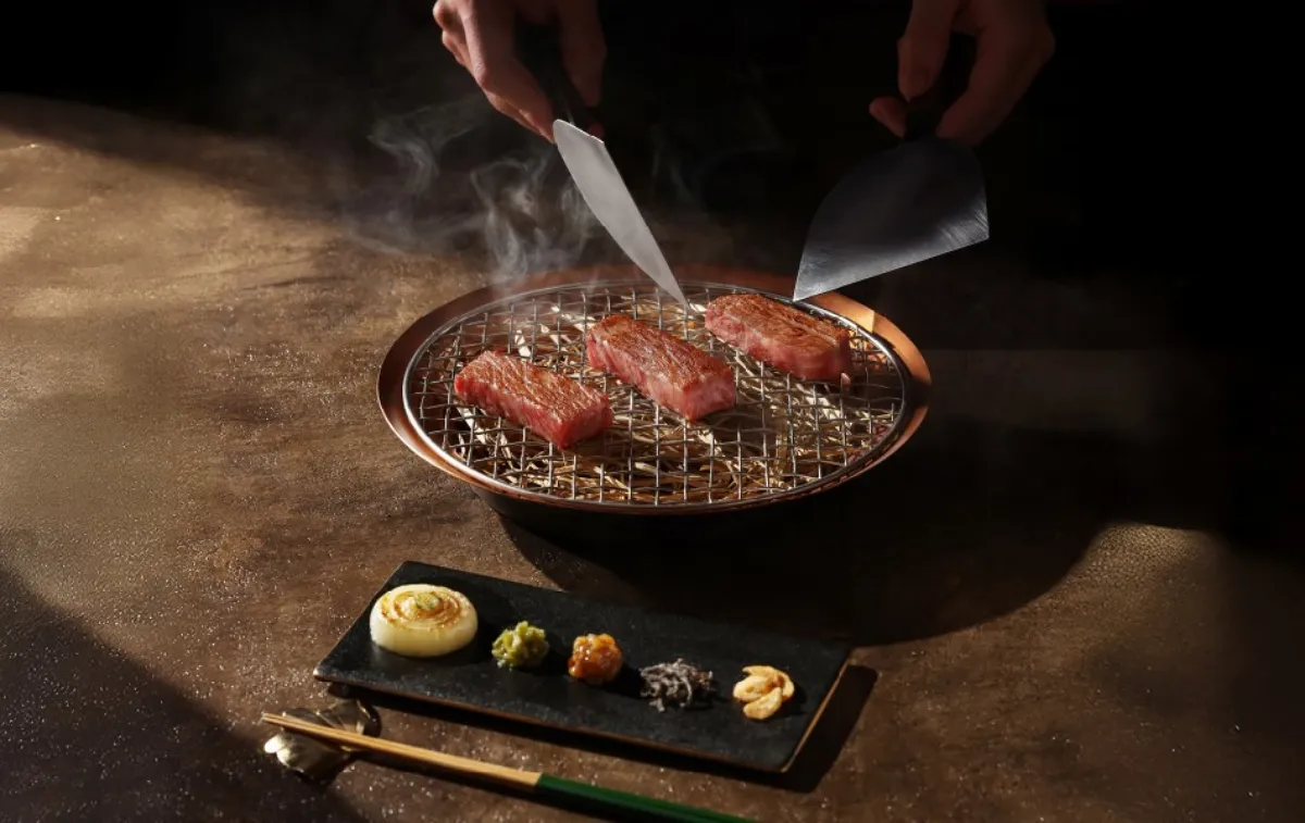 阪前鐵板燒2026春夏新菜$1880套餐 稻燒日本A5和牛