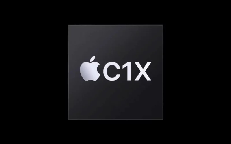 Apple 自研 C1X 數據晶片