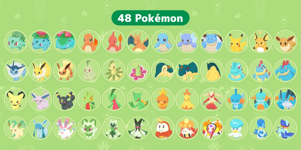 就決定就是你了！自由選擇48隻寶可夢作為錶面主題，開啟能量新冒險