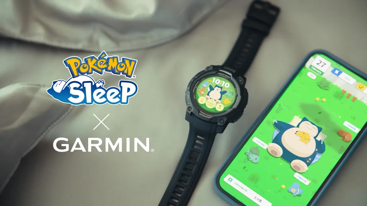 Garmin推Pokémon Sleep全新動態錶面一起去冒險