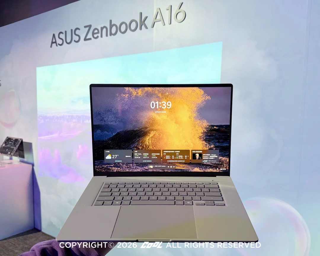 16 吋 3K OLED 螢幕 + 16:10 比例，直接把行動辦公與創作視野拉滿，不論是剪片、修圖還是多視窗工作，都能獲得更沉浸、更精準的顯示效果。