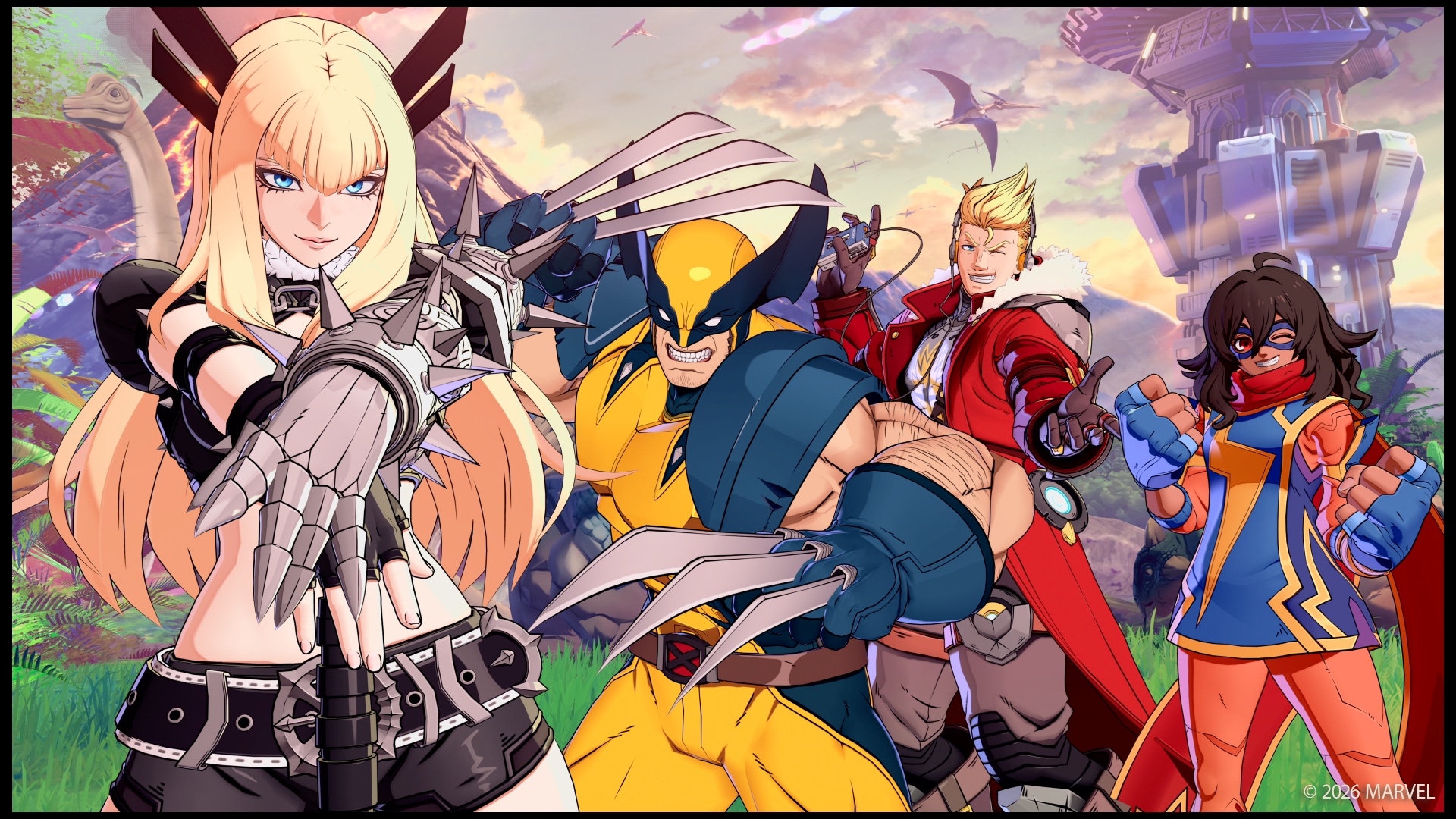 《漫威鬥魂》採用 4v4 玩法,但新玩家可以先熟悉操作一隻角色就能玩。