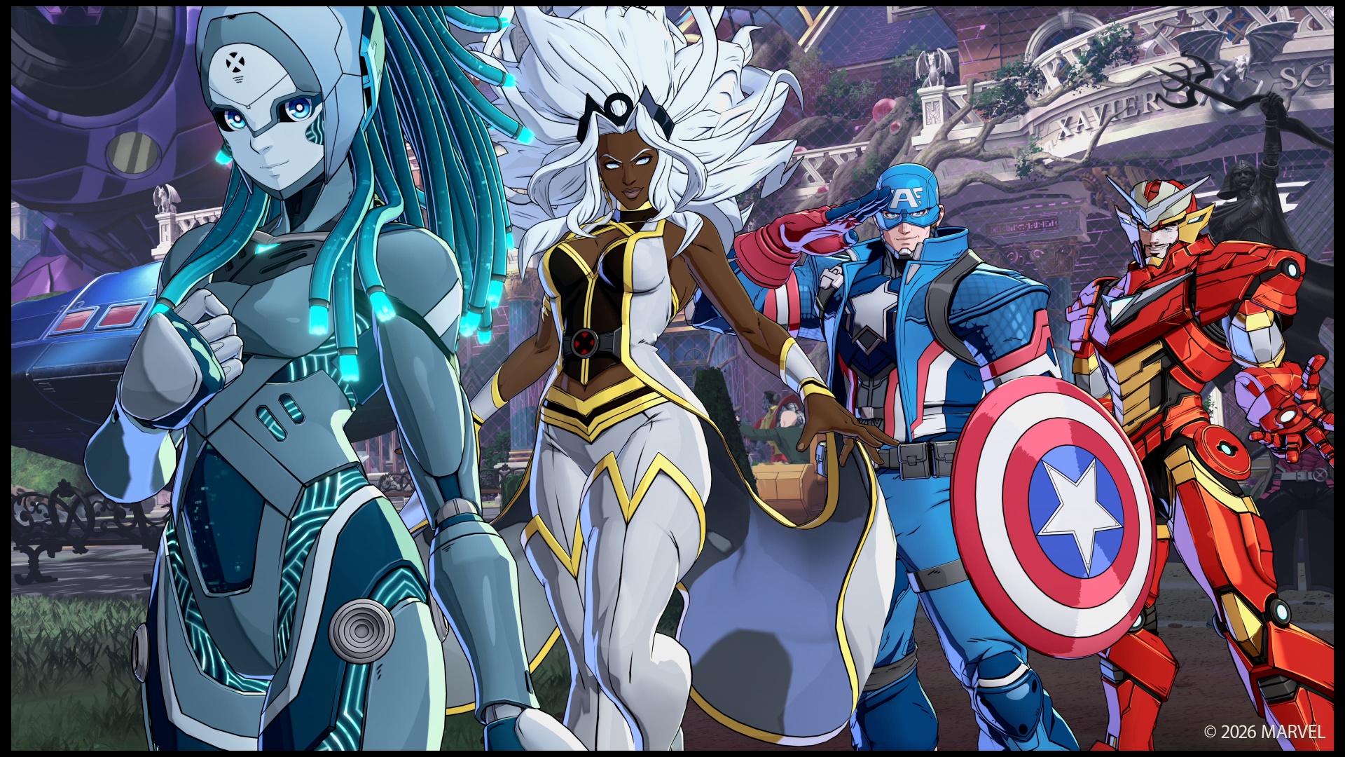 《漫威鬥魂》在美術上為一貫的亞克系統風格,此次更是日本流行文化的集大成。