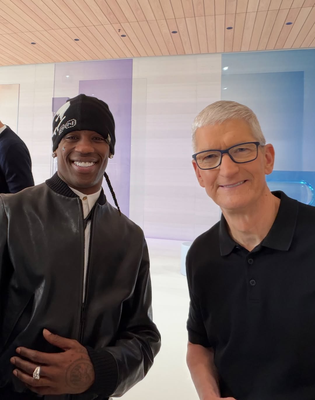 Travis Scott Tim Cook