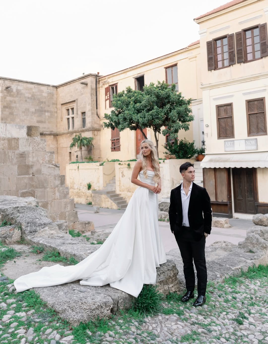 費仔費爾柴德 Stuart Fairchild 去年11月與 Hanna 完婚