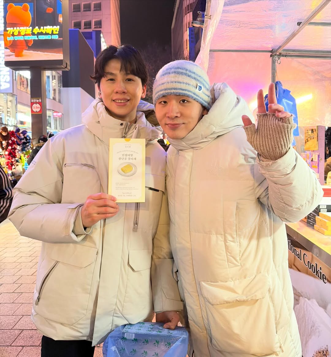 靠「中文罵人」爆紅的明洞龍鬚糖小哥，林郁婷也來朝聖