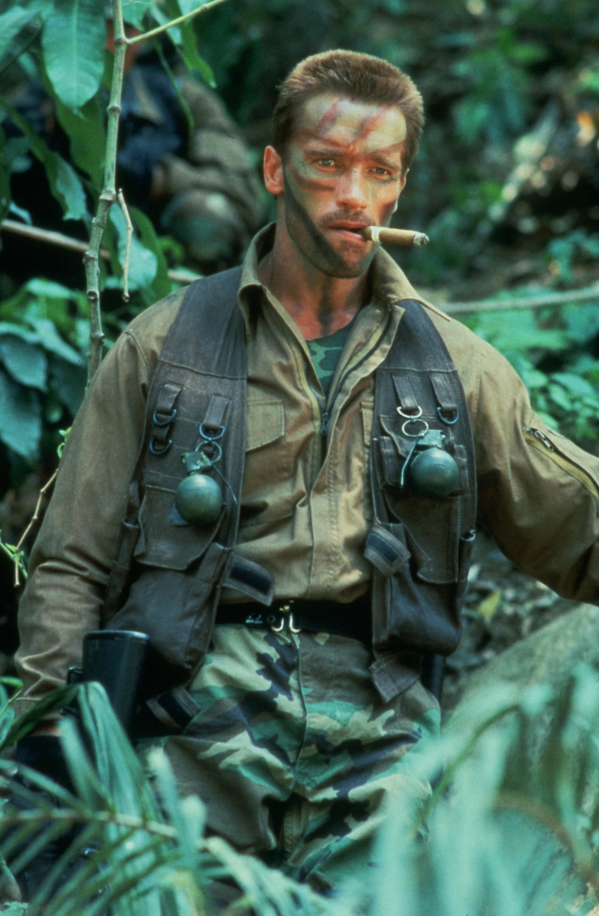 阿諾在《終極戰士》中飾演「達奇少校」。