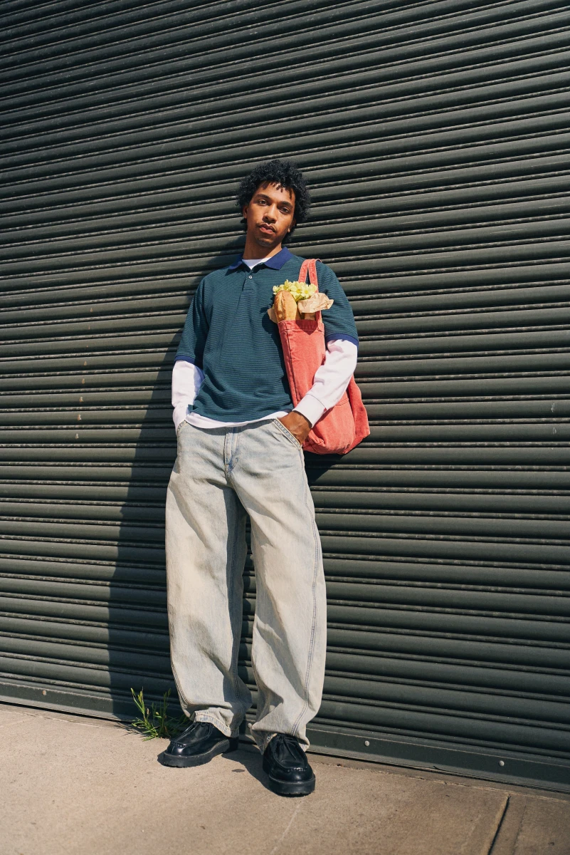 Baggy Barrel 圓弧錐形丹寧褲