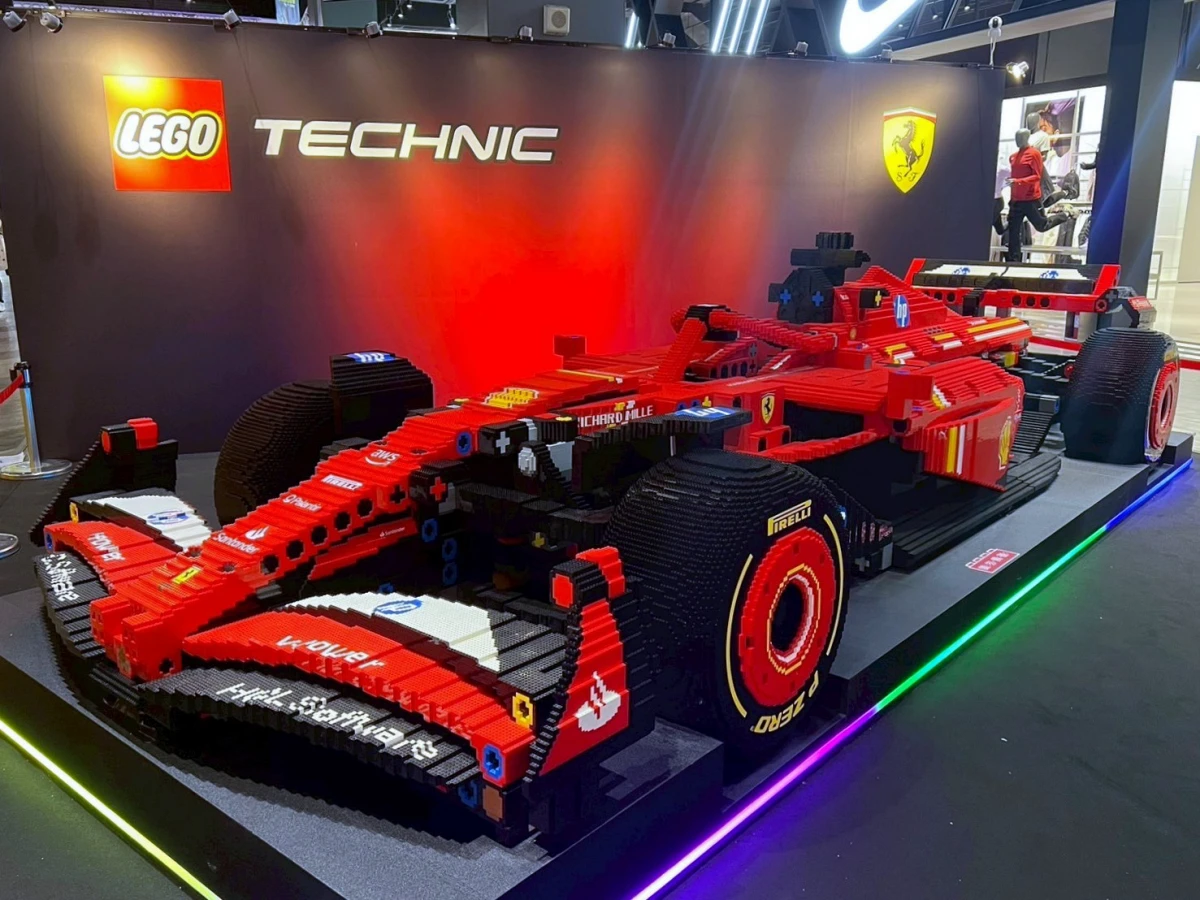 超還原 1:1 比例 F1 ®法拉利樂高®模型賽車迷打卡必拍