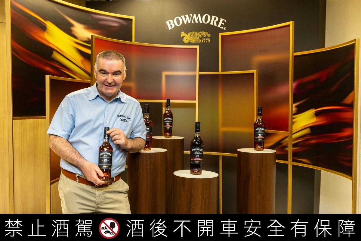 ：波摩風味掌舵者-酒廠經理David Turner首度來台，擁有逾30年製酒經驗，揭開酒廠最核心的風味之源，分享如何以時間淬鍊經典風味。