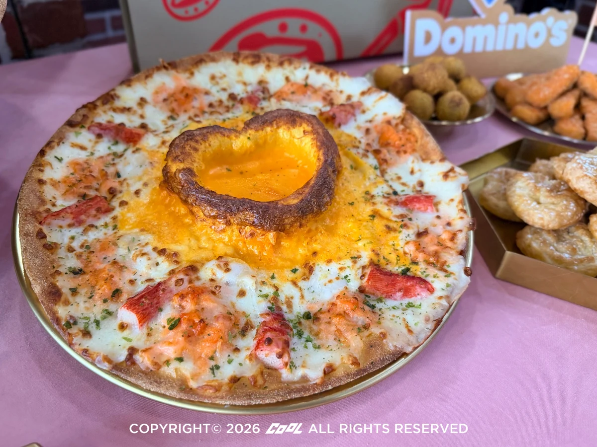 達美樂「龍蝦舞干貝愛心火山披薩」人氣回歸，外帶半價