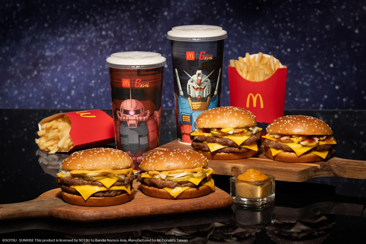 麥當勞鋼彈聯名特餐「辣味四盎司牛肉堡」回歸