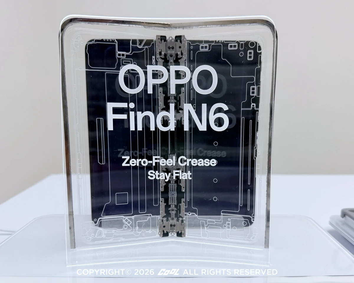 OPPO Find N6 導入全新鈦合金鉸鏈