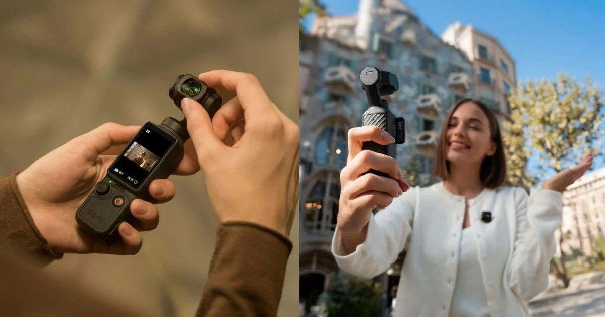 DJI Osmo Pocket 4 最強 Vlog 神器歸位！自帶 107GB 空間、18 分鐘快充