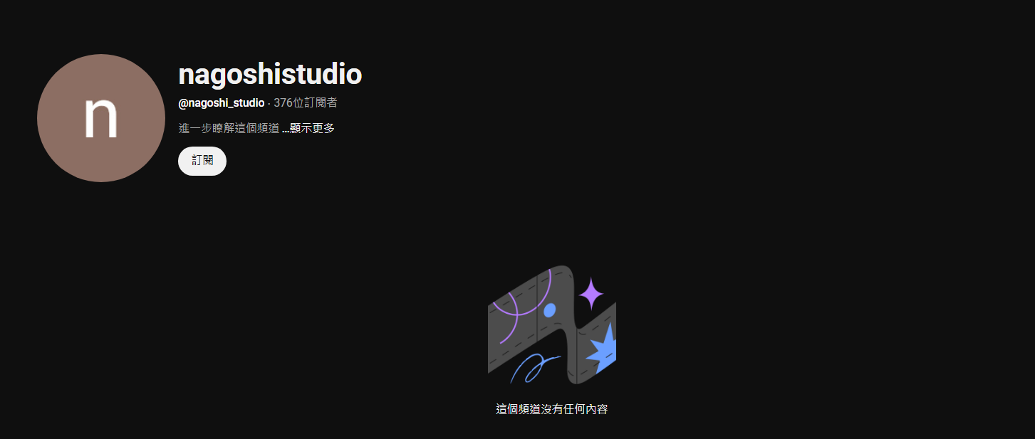 名越工作室 YT 頻道刪除所有影片。