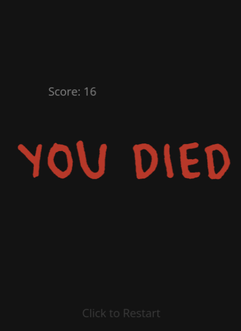 遊戲死掉會出現類似《黑暗靈魂》的「YOU DIED」字樣。