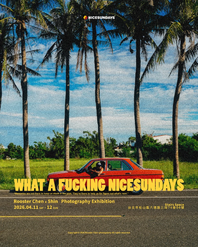 王信凱 NICESUNDAYS 打造跨界攝影兩日限定展!經典單品最高 5 折開催!