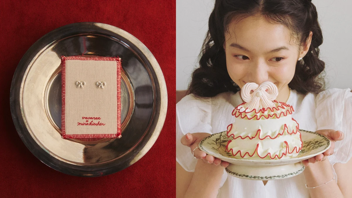 vacanza 攜手 mine kitchen 推出聯名飾品與限定蛋糕