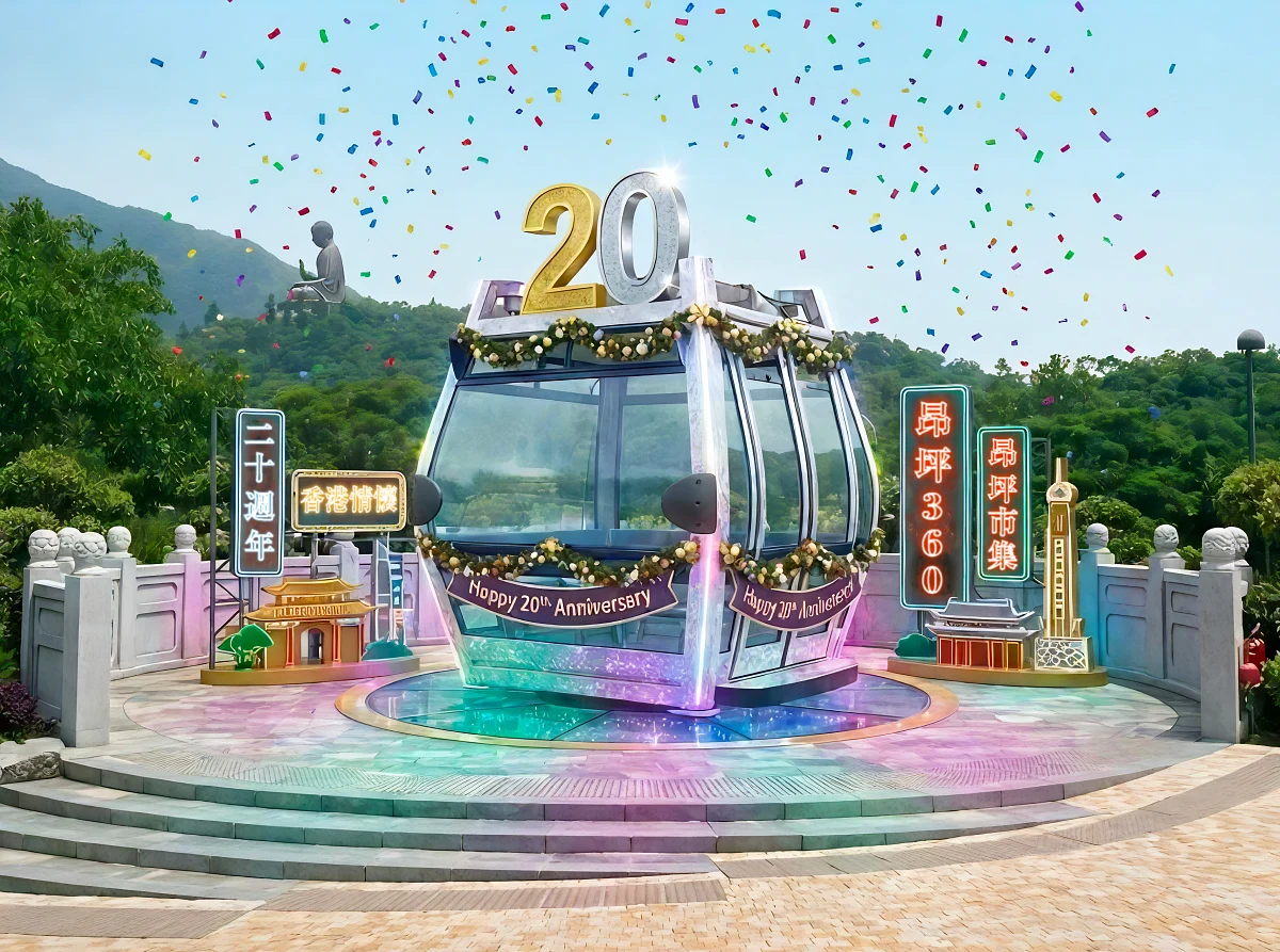 昂坪市集將設置周年主題裝置