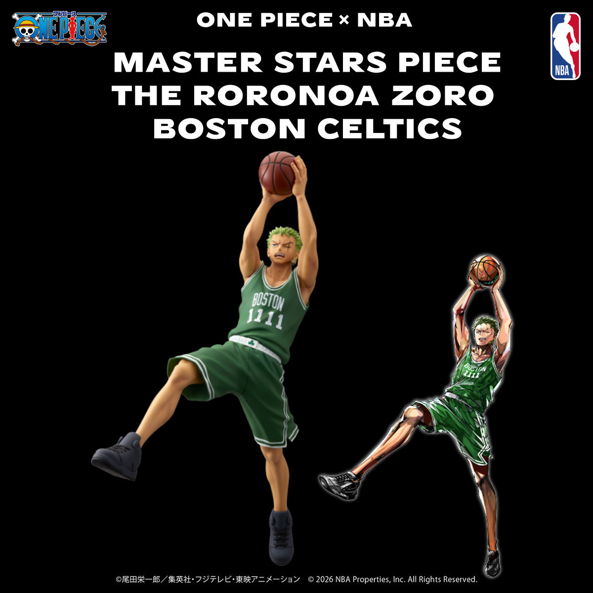 ONE PIECE × NBA MASTER STARS PIECE「波士頓塞爾提克」羅羅亞·索隆
