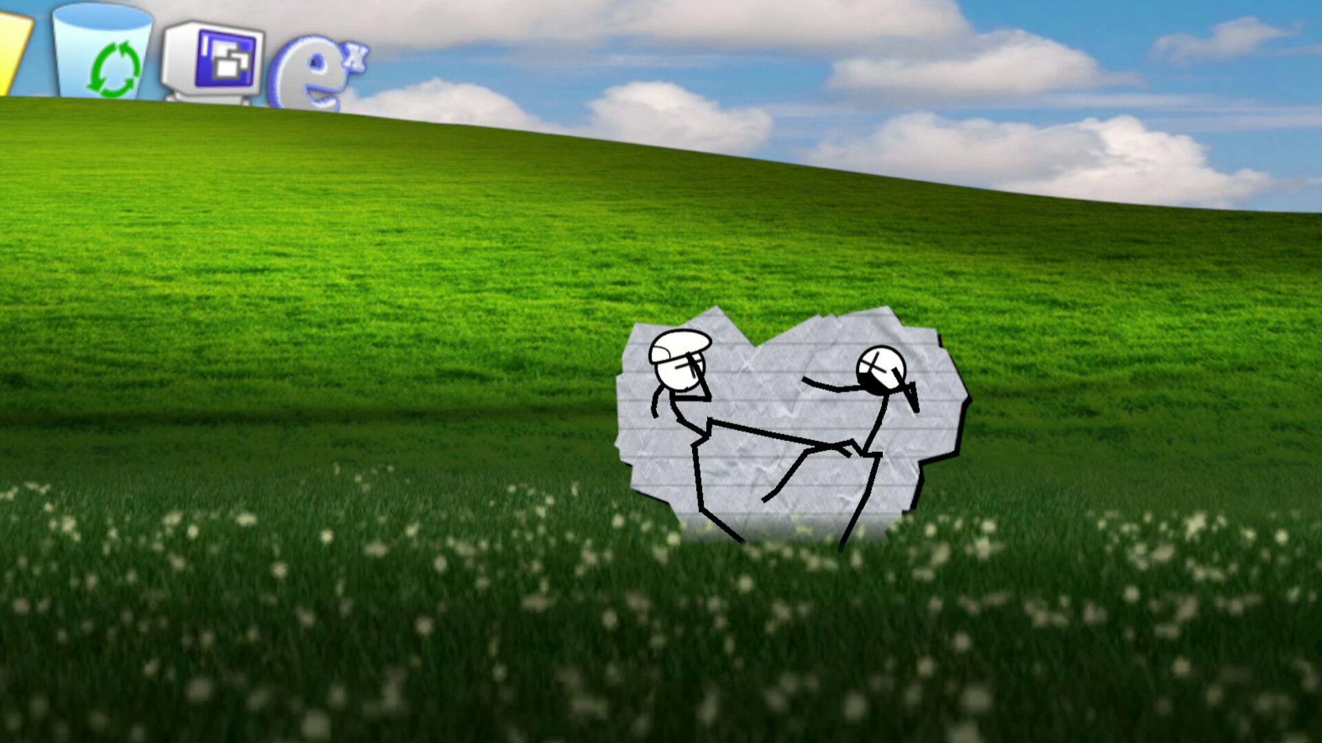 《Keyboard Warrior Stickman》遊戲畫面