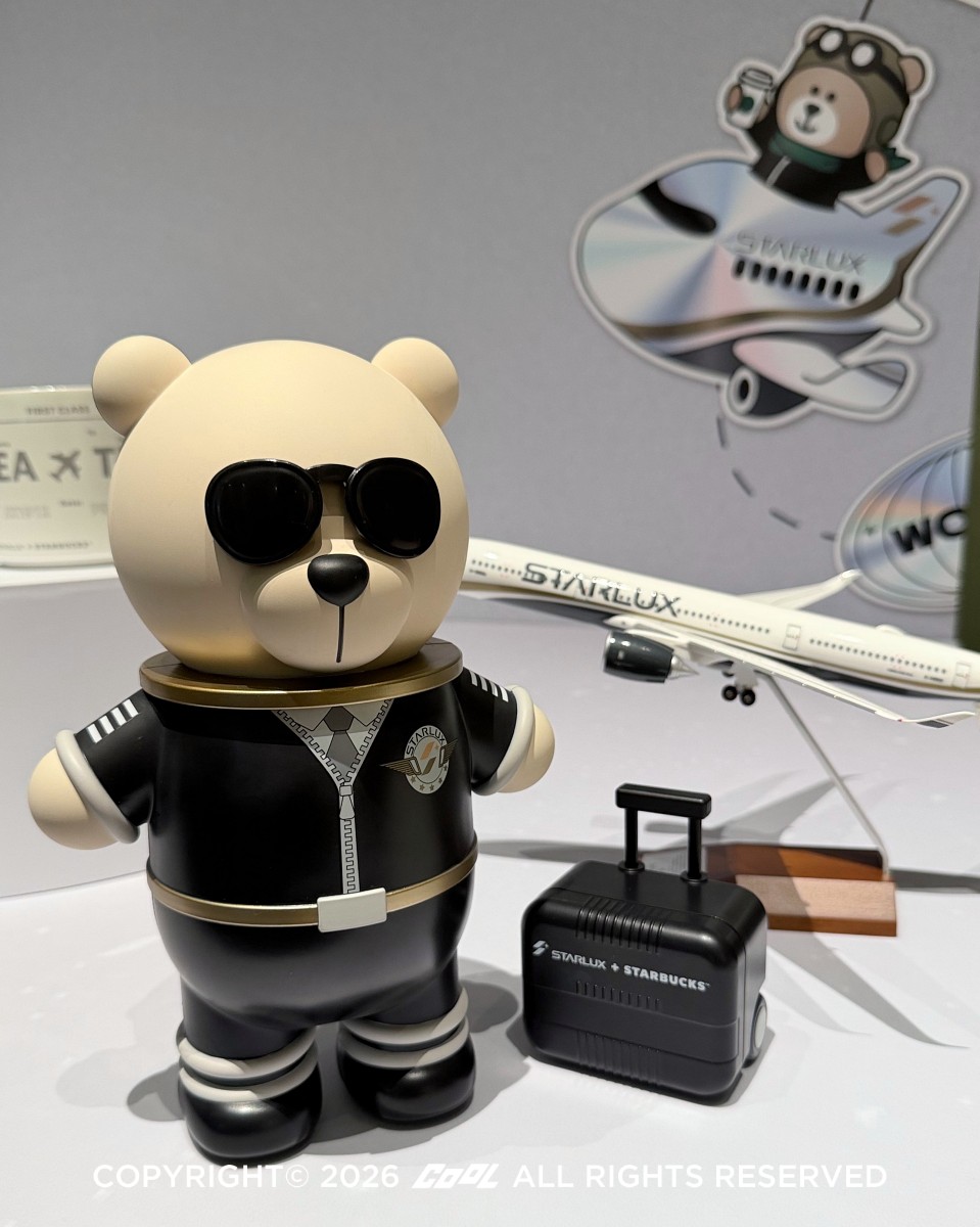 STARLUX 機師熊造型收納筒