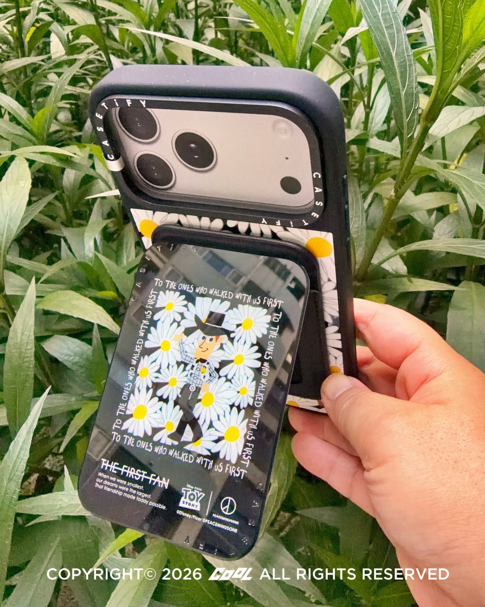 《玩具總動員》遇上 GD 小雛菊!PEACEMINUSONE x CASETiFY 聯名實物第一手開箱