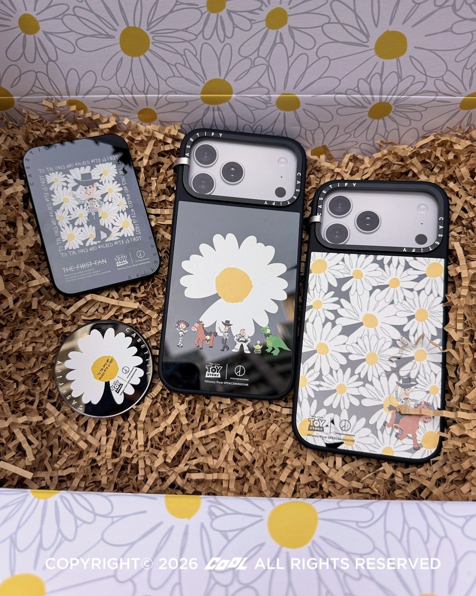 《玩具總動員》遇上 GD 小雛菊!PEACEMINUSONE x CASETiFY 聯名實物第一手開箱