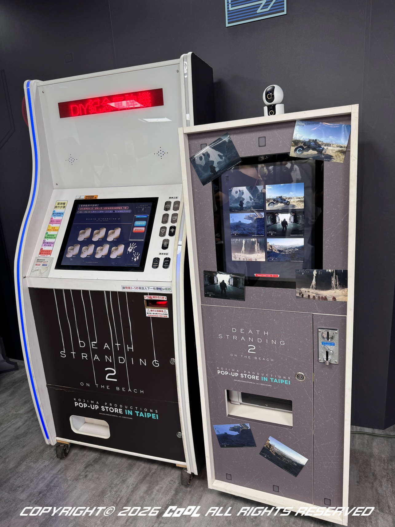 KOJIMA PRODUCTIONS POP-UP STORE IN TAIPEI 台灣限定「客製化軍牌製作機」&「主題相片機」