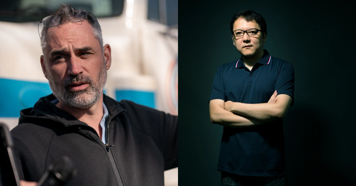 Alex Garland（左）、宮崎英高（右）