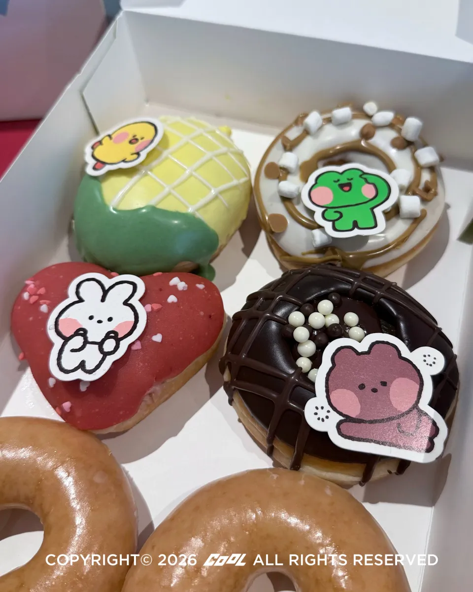 Krispy Kreme × LINE FRIENDS minini 聯名登場!4 款角色甜甜圈一次看