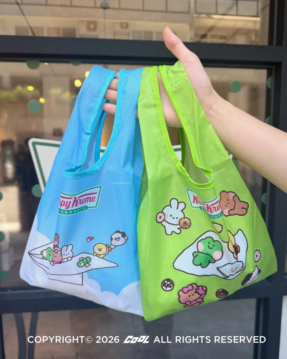 Krispy Kreme × LINE FRIENDS minini 聯名周邊迷你提袋