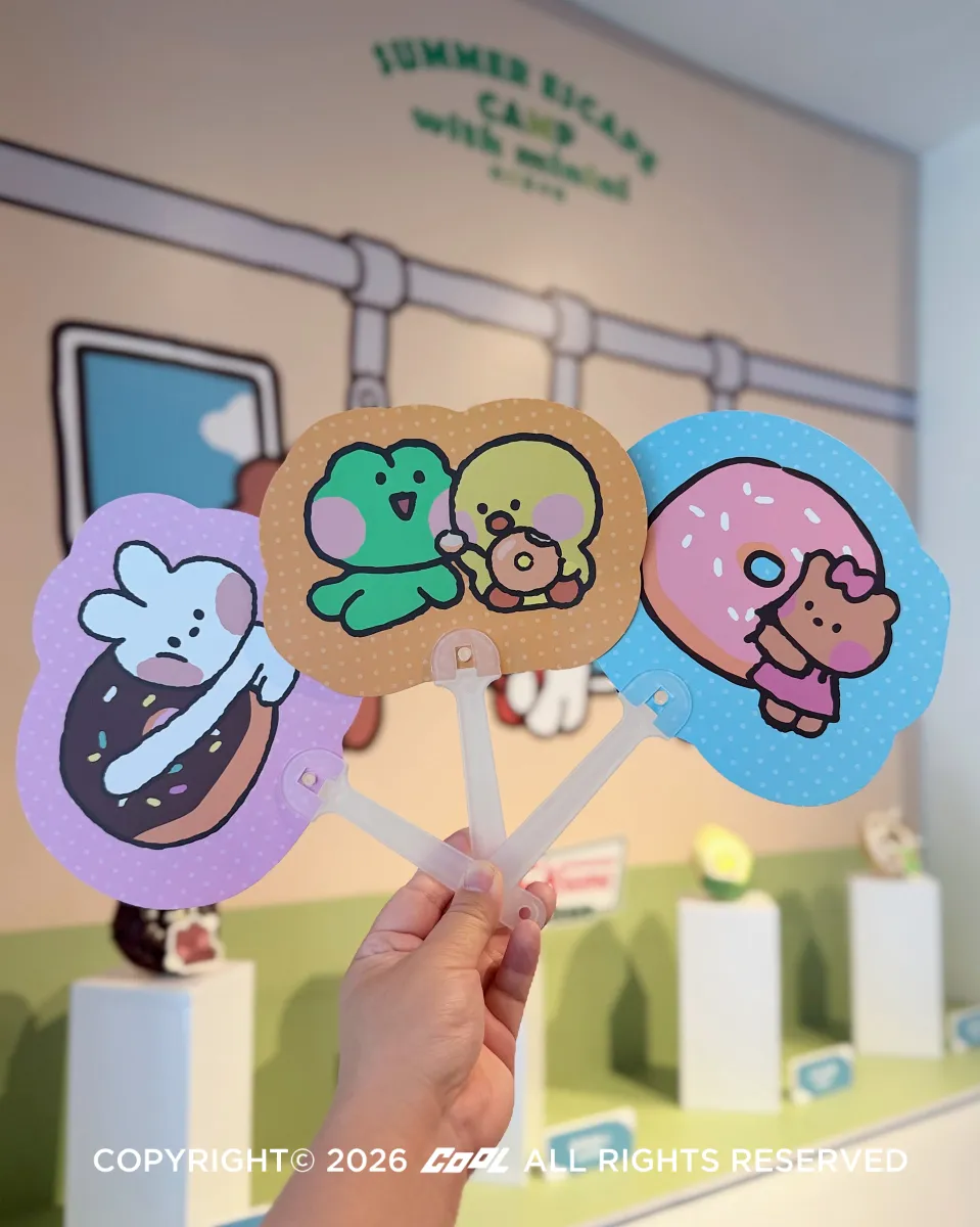 Krispy Kreme × LINE FRIENDS minini 聯名周邊造型扇