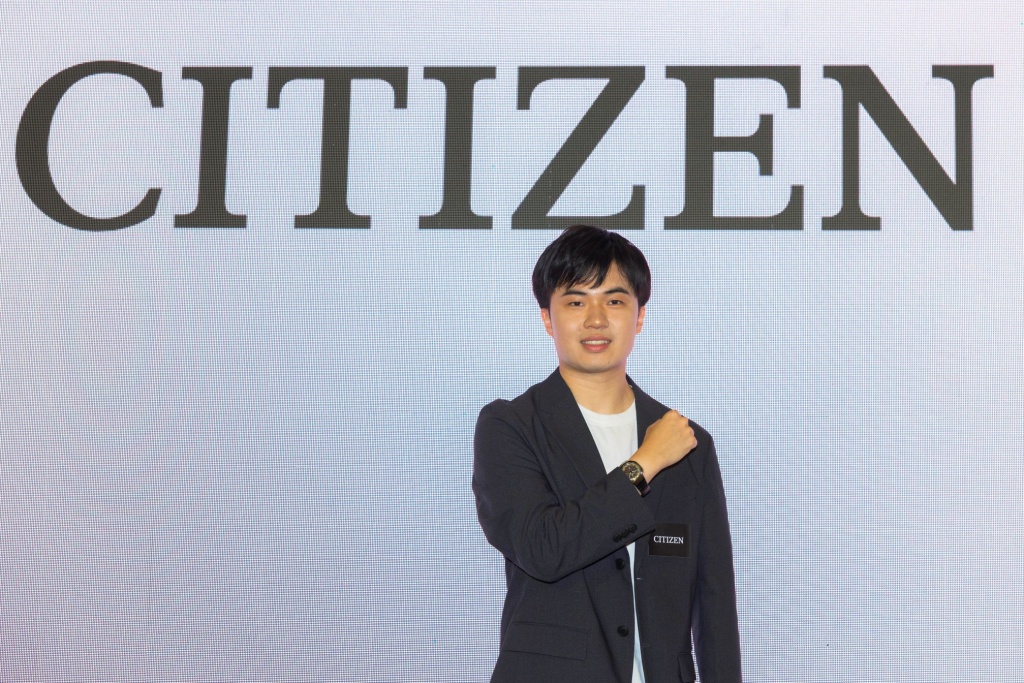 林昀儒首度擔任 CITIZEN 品牌好友