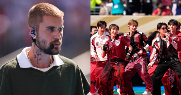世足中場秀!BTS 金泰亨也是 Justin bieber 狂粉!