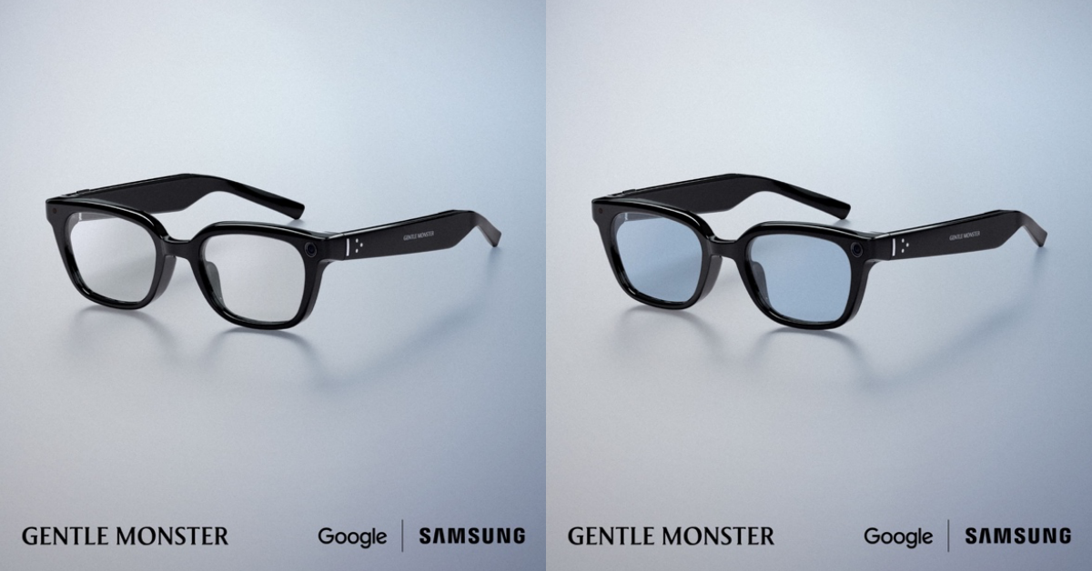 Gentle Monster 與 Google、三星聯名眼鏡示意圖
