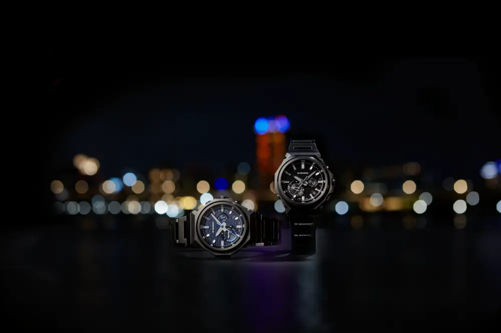 G-SHOCK以都會夜色和城市燈光為靈感打造出全新的GST-B1000BD 建議售價NT$14,000