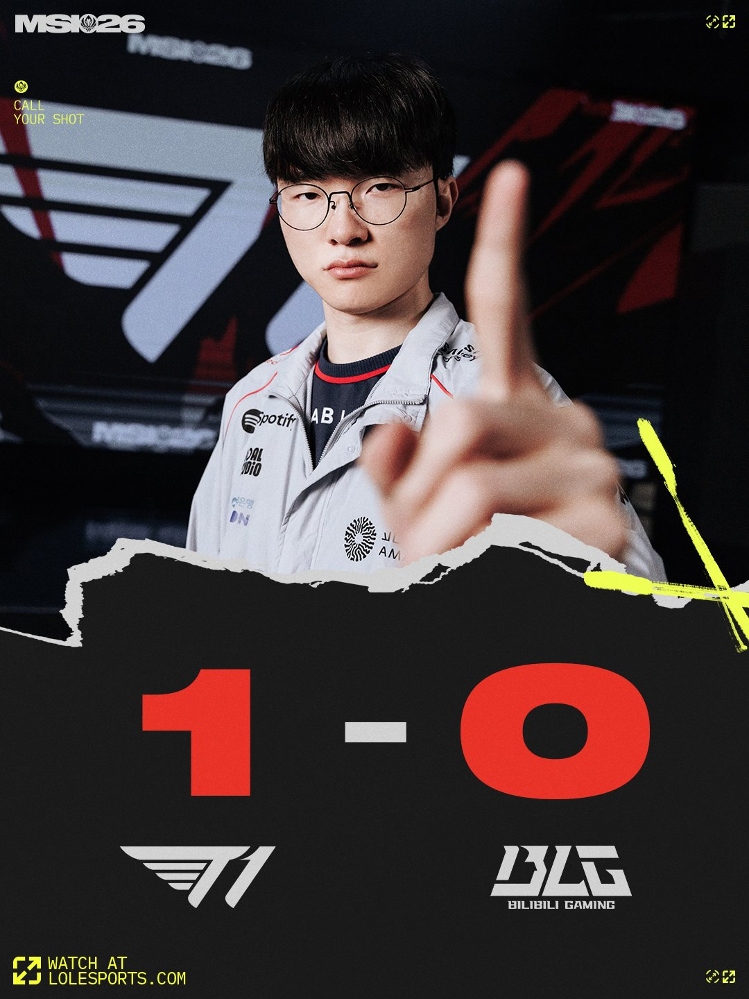 T1 vs BLG BO5 第一場