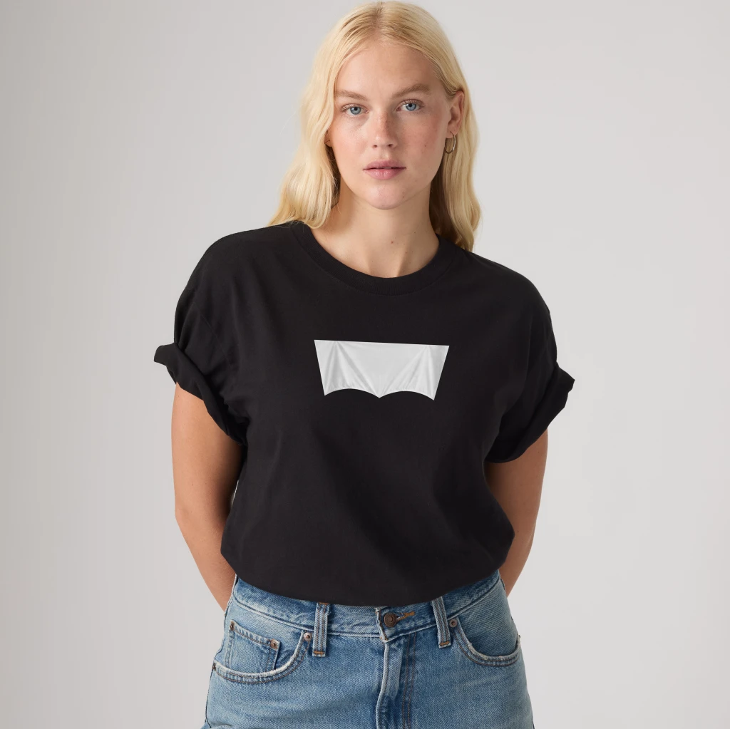 Levi's® 趁勢推出限量「被遮住」Logo Tee !