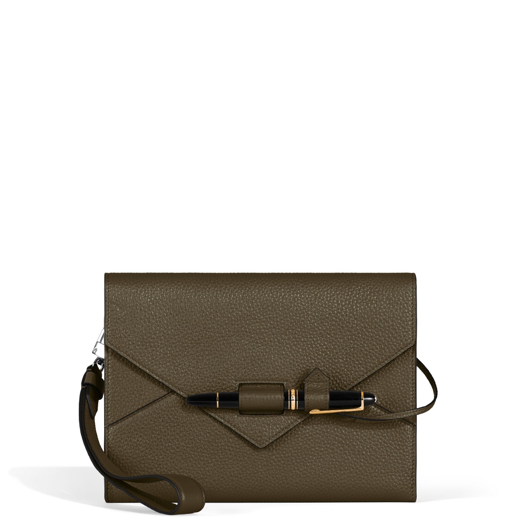 MONTBLANC Envelope Grain 皮革中型筆記本套,NT$18,600