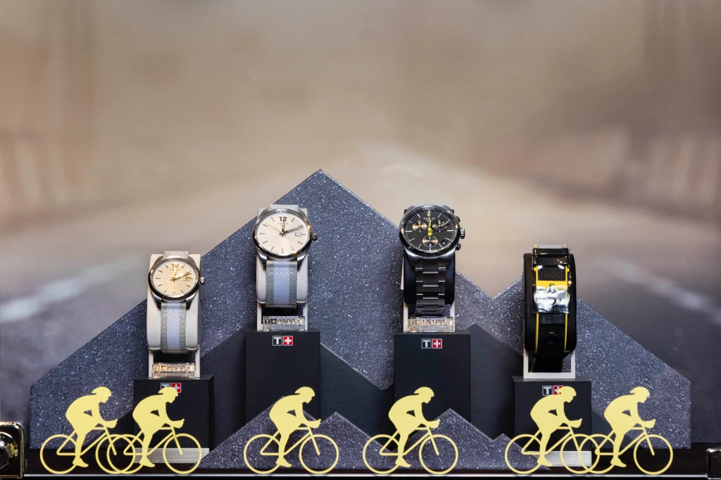 TISSOT 於台北 101 限定打造的《環法》快閃店