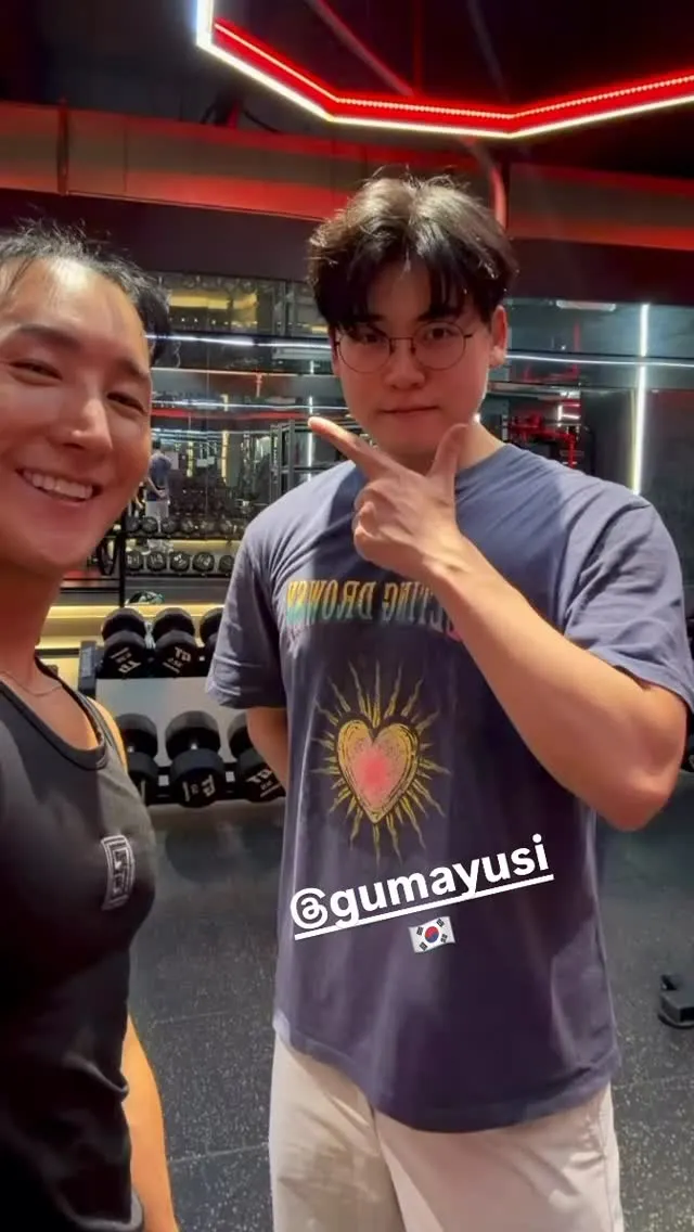 Gumayusi 健身照