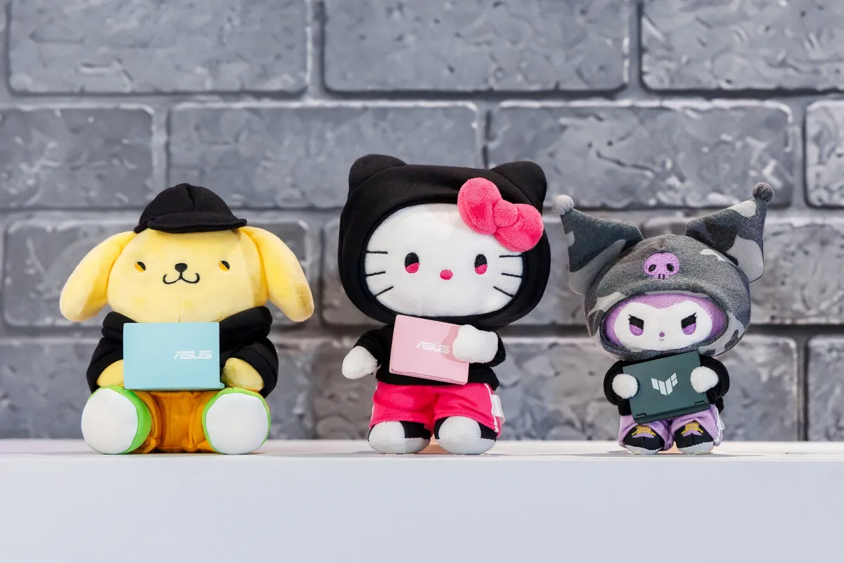 華碩 x 三麗鷗夢幻聯動!Hello Kitty、布丁狗、酷洛米萌翻開學祭,加碼抽巴黎機票